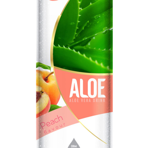 330ml Peach Flavor Aloe Vera Drink